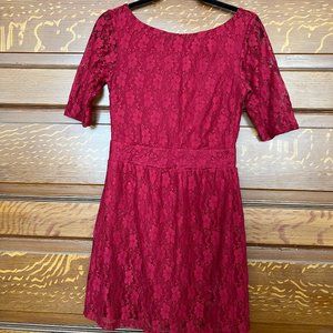 Red Lace Dress